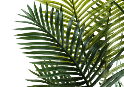57-Inch Artificial Palm Tree with Real-Touch Leaves - Green