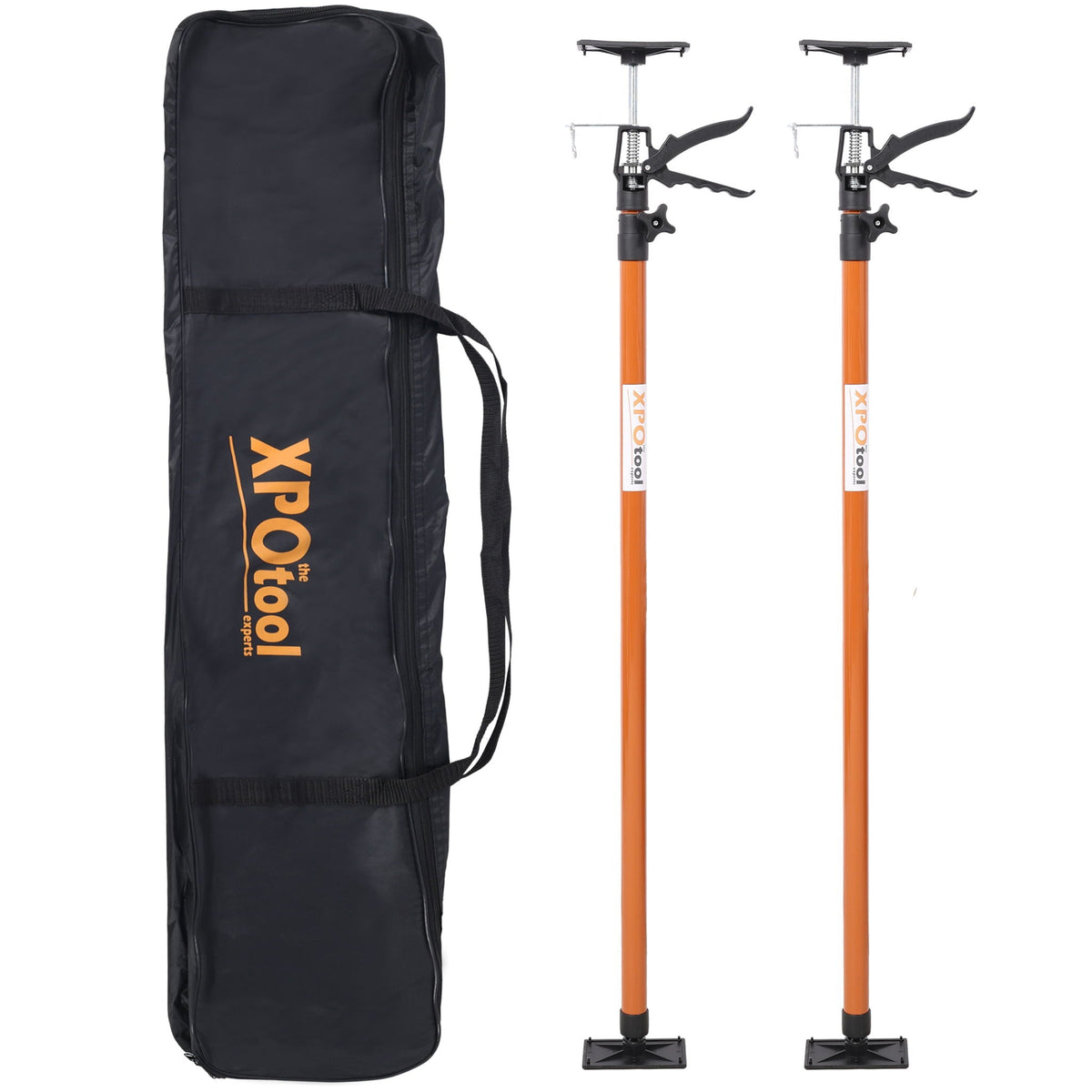 Adjustable Support Pole System with Non-Slip Pads and Carry Bag - Multiple Colors