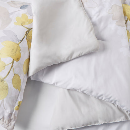 Yellow Queen Comforter Set with Bed Sheets - Microfiber, Hypoallergenic Fill
