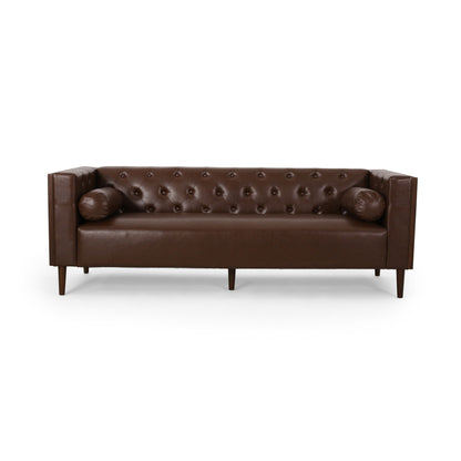 Contemporary 3 Seater Sofa with Tufted Design - Available in Multiple Colors