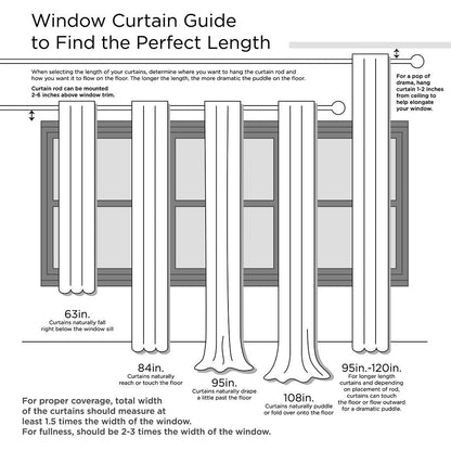 Twist Tab Lined Window Curtain Panel with DIY Twist Tabs - Bronze