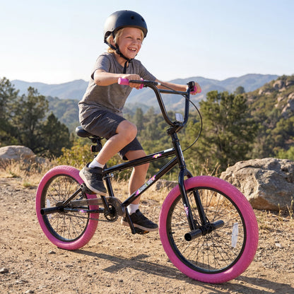 20" Trick Bicycle with 360 Degree Steering and Adjustable Seat for Kids and Teens