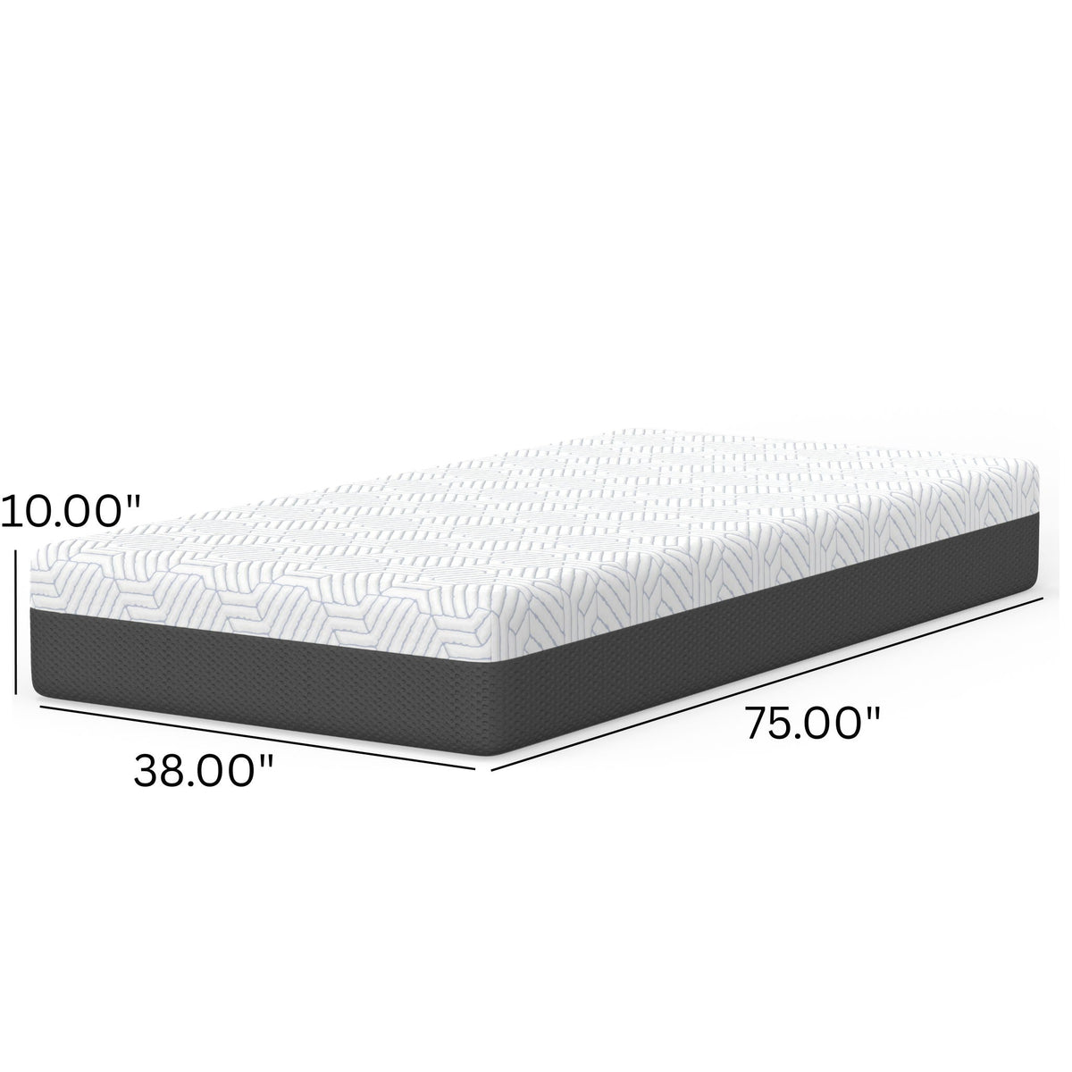 Pur Chill 10" Medium Firm Mattress with Phase Change Cooling Fabric - White