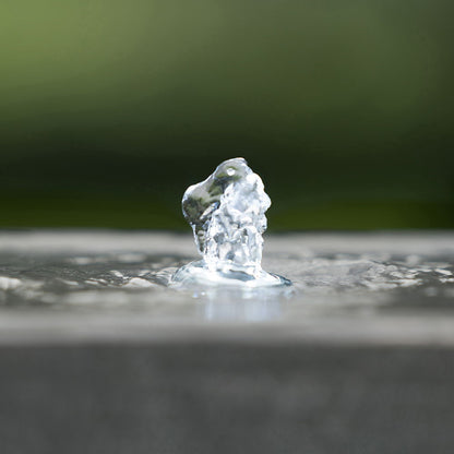Broken Urn Water Fountain with Integrated Light - Dark Gray
