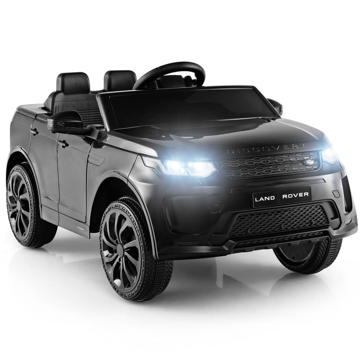 12V Kids Ride On Car with Remote Control Lockable Doors Slow Start System and LED Lights