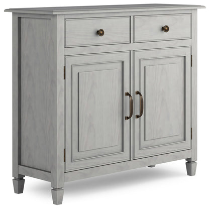 Connaught Handcrafted Entryway Storage Cabinet with Adjustable Shelves - Multiple Colors