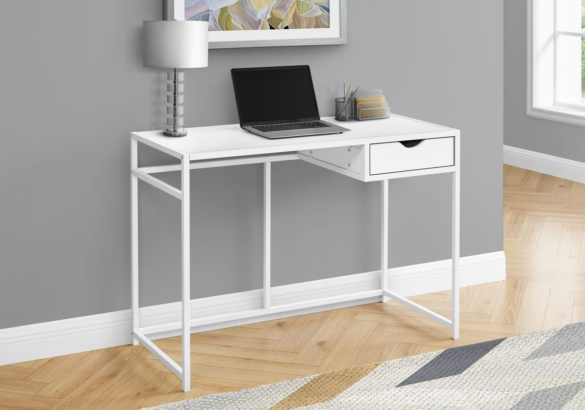 Modern Computer Desk with Storage Drawer - Multiple Colors
