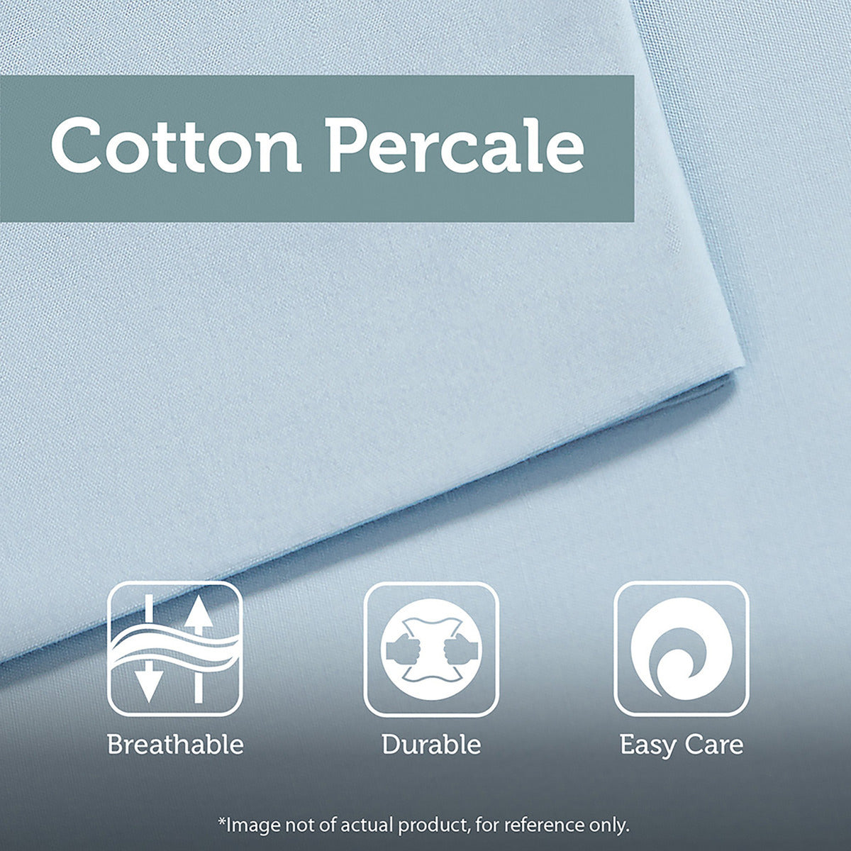 Cotton Jacquard Comforter Set with Reversible Design - Aqua