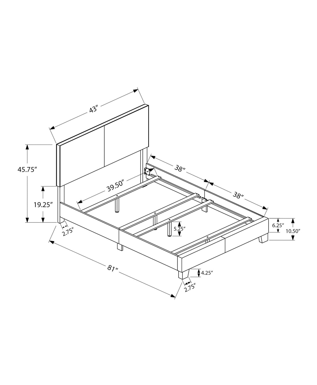 Transitional Upholstered Storage Bed with Low-Profile Design - Multiple Colors