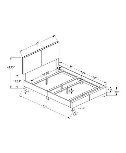Transitional Upholstered Storage Bed with Low-Profile Design - Multiple Colors