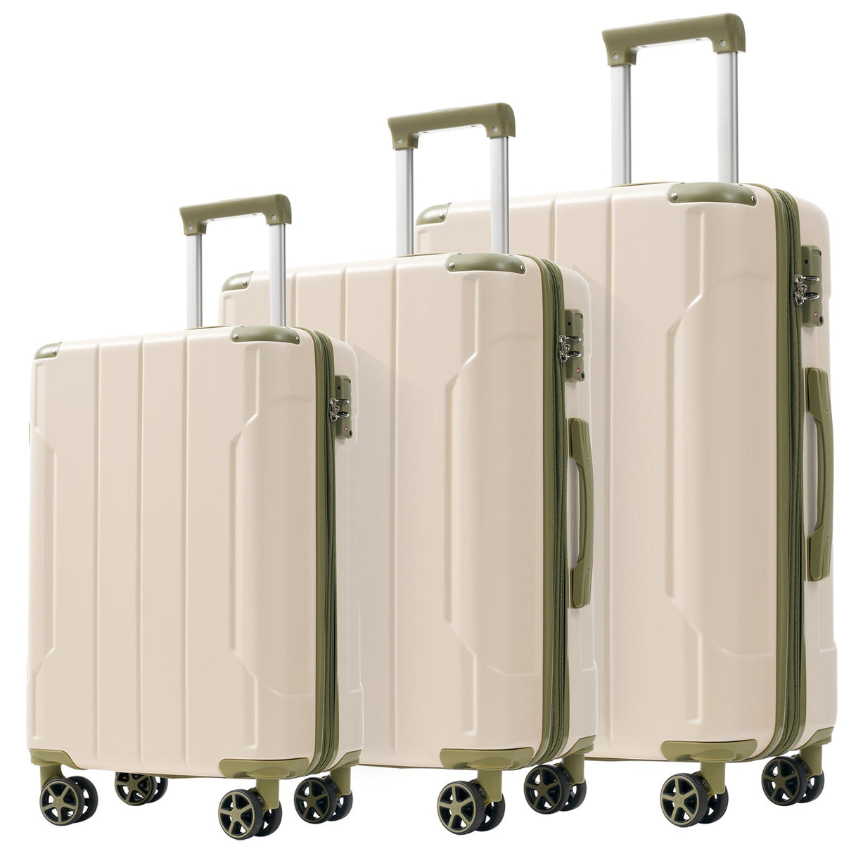 Expandable Hard Shell Luggage Set with TSA Lock - Modern Finish