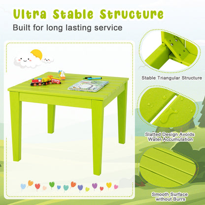 25.5 Inch Square Kids Activity Play Table