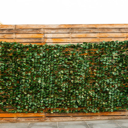 Faux Ivy Leaf Decorative Privacy Fence