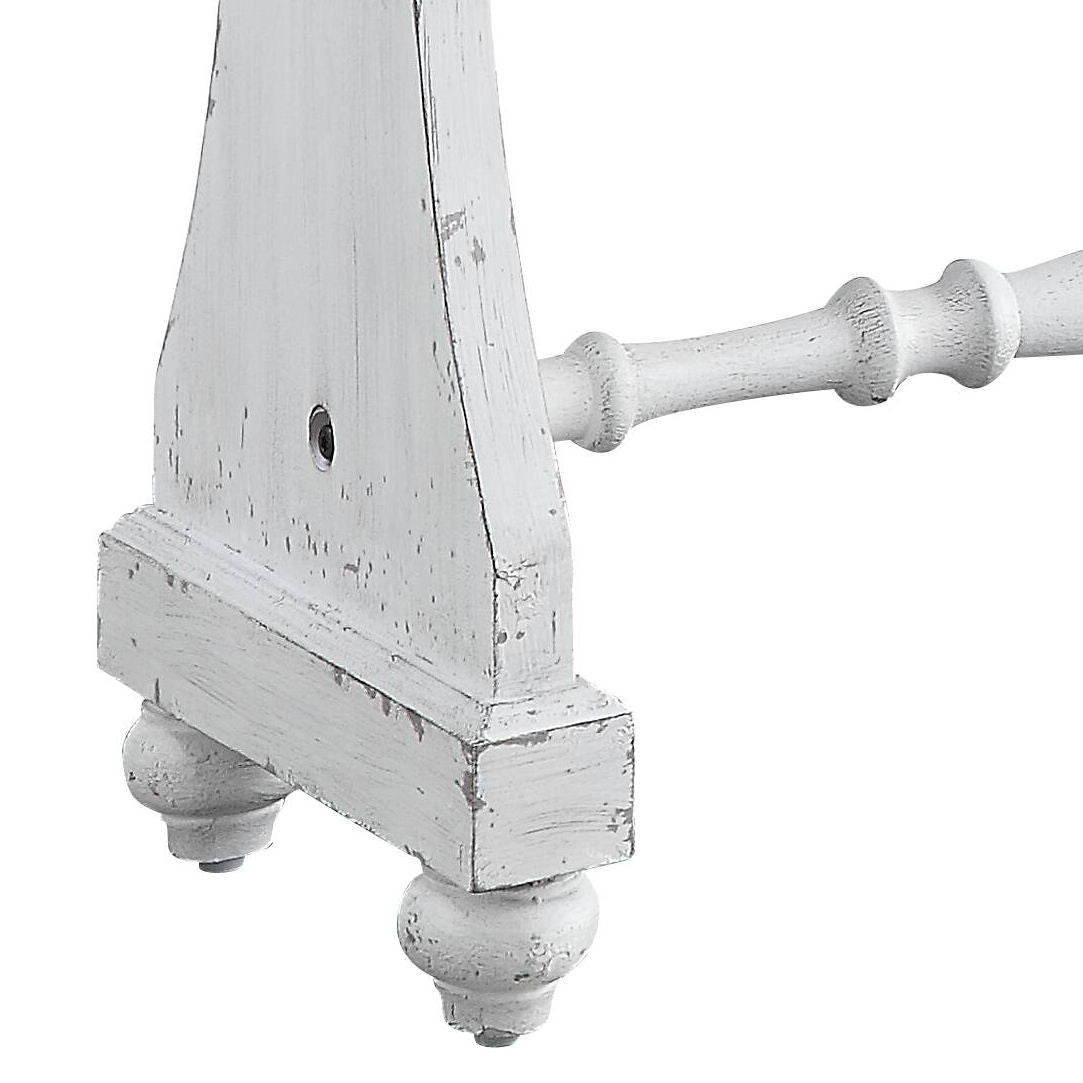 Antique White Console Table with Storage Drawers - Carminda