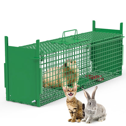 40in Live Animal Trap Cage - Humane Catch & Release