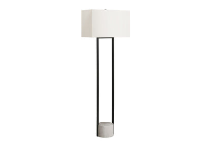 Contemporary Floor Lamp with Dimmable Function - Black / Beige
