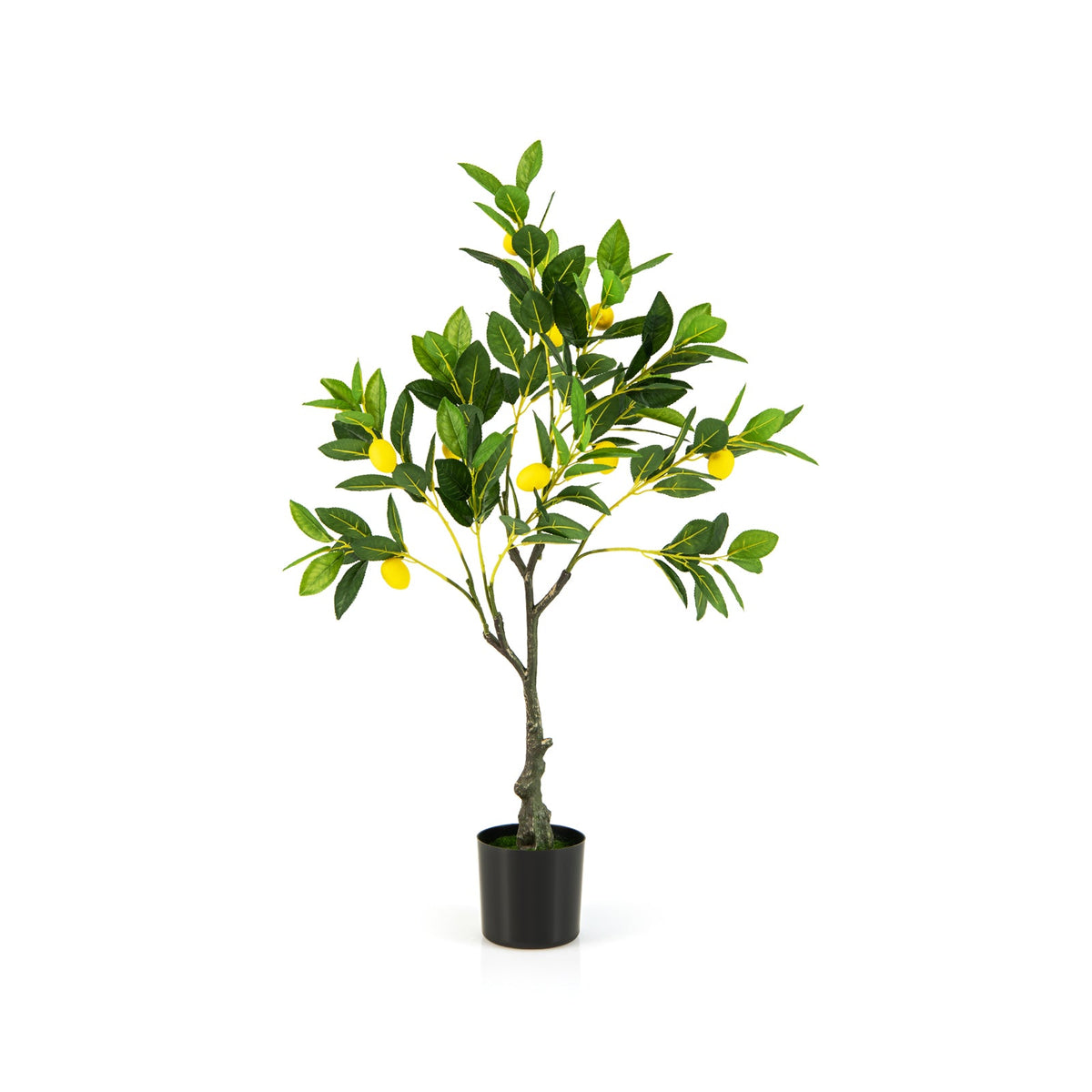 Artificial Lemon Tree 2.6/4/5.2 Feet Tall Fake Lemon Plant wuth Lemon Fruits