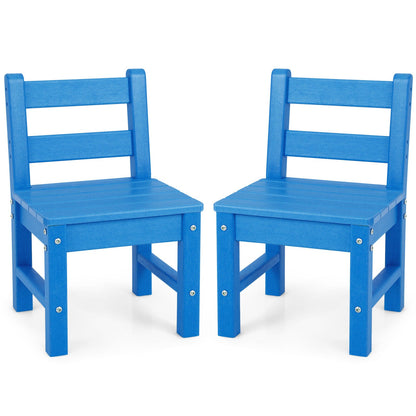 2 Pieces Kids Learning Chair set with Backrest