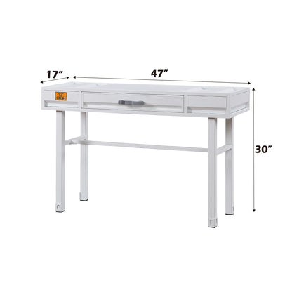 Cargo Vanity Desk with Functional Storage - Multiple Colors