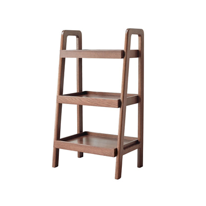 3-Tier Beech Shoe Rack with Premium Storage Organizer - Walnut