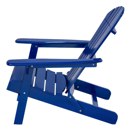Malibu Adirondack Chair with Foldable Frame - Acacia Wood