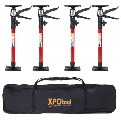 Adjustable Support Pole System with Non-Slip Pads and Carry Bag - Multiple Colors