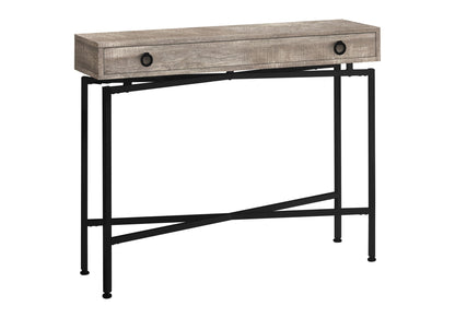 Accent Console Table with Functional Storage Drawer - Light Brown, Dark Brown, or Dark Gray