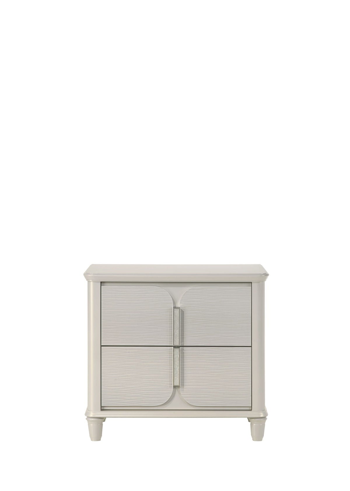 Laveda Nightstand with Spacious Drawers - White