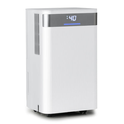 32 Pints 2000 Sq.ft Quiet Dehumidifier for Home with 3 Modes-White