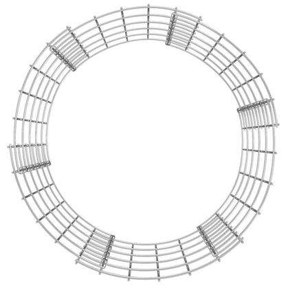 Circular Gabion Pole Galvanized Steel 19.7"x19.7