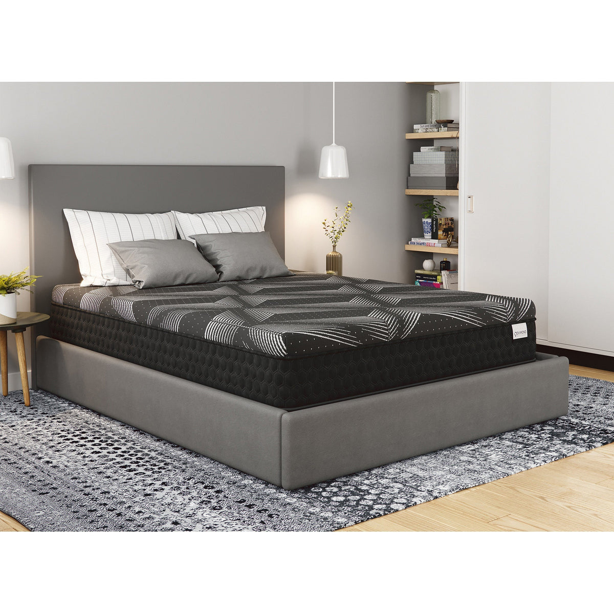 Copper Cooling Hybrid King Mattress with Edge Support - King