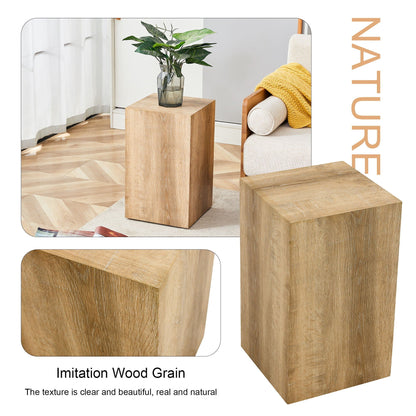 Modern Coffee Table with Wood Grain Finish - Dark Gray, Black, or Light Brown
