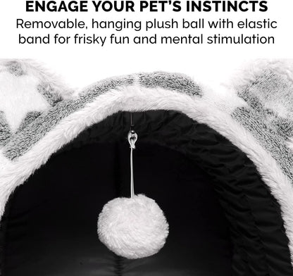 Washable Bed Cave for Indoor Cats & Small Dogs