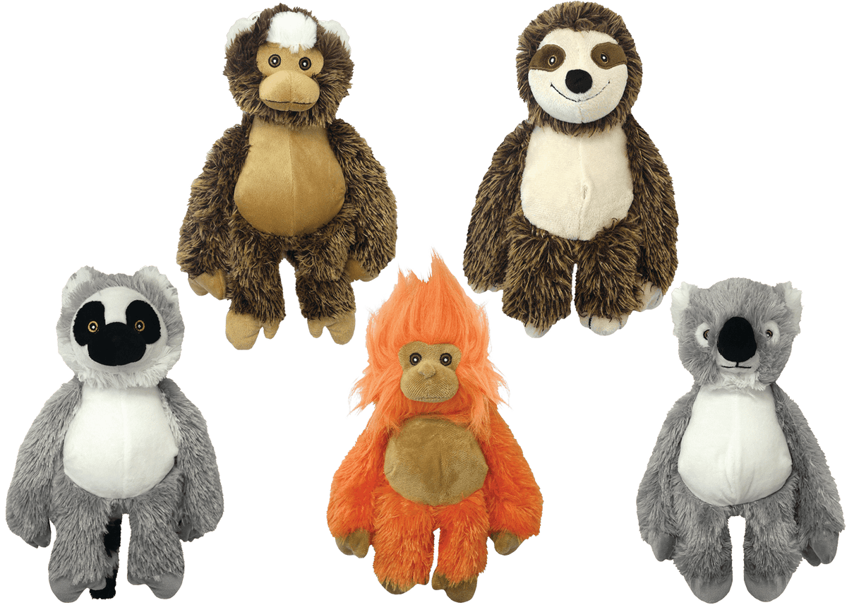 Multipet Bark Buddy Animals - Assorted Animals 10"