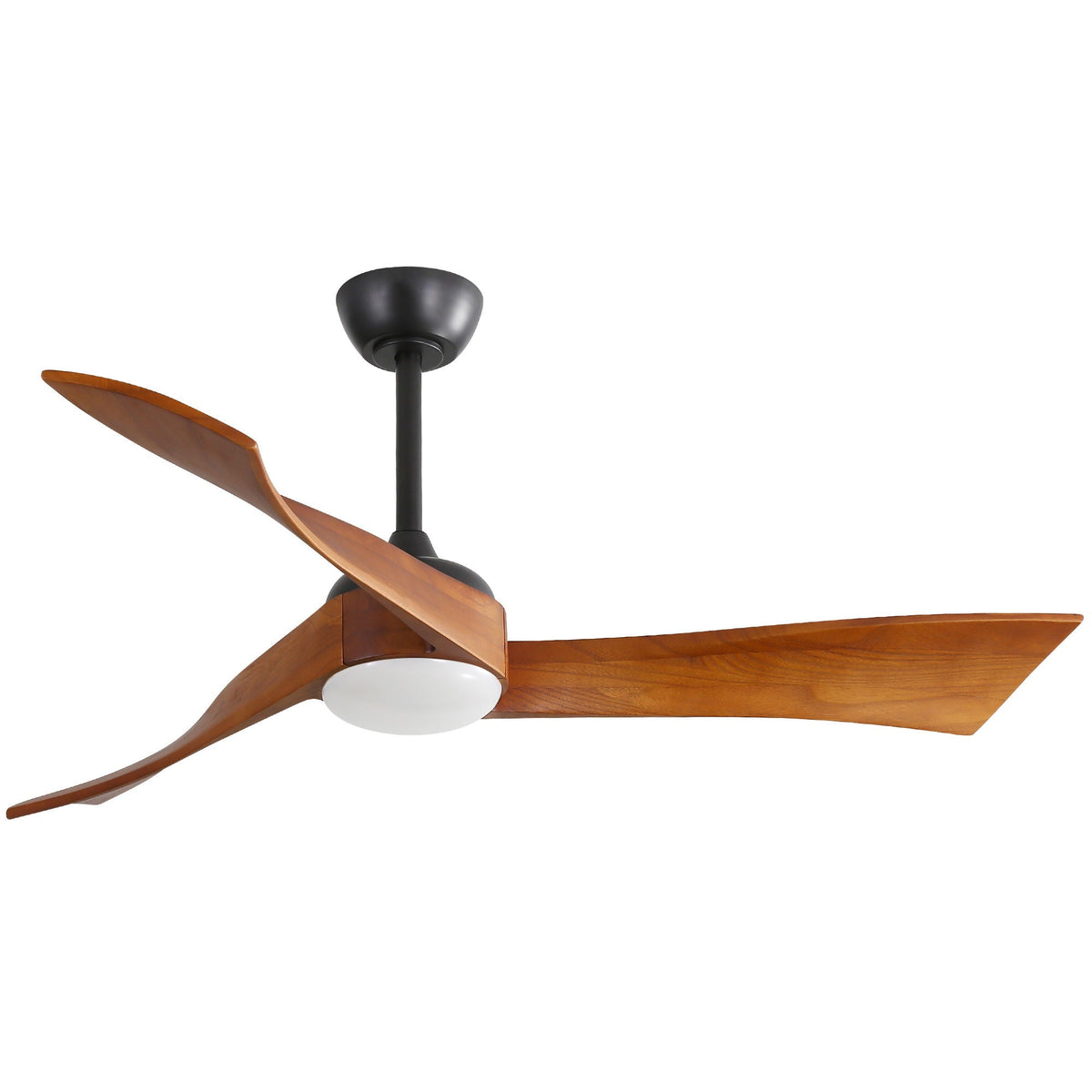 Black Ceiling Fan with Reversible DC Motor and Remote - 52"