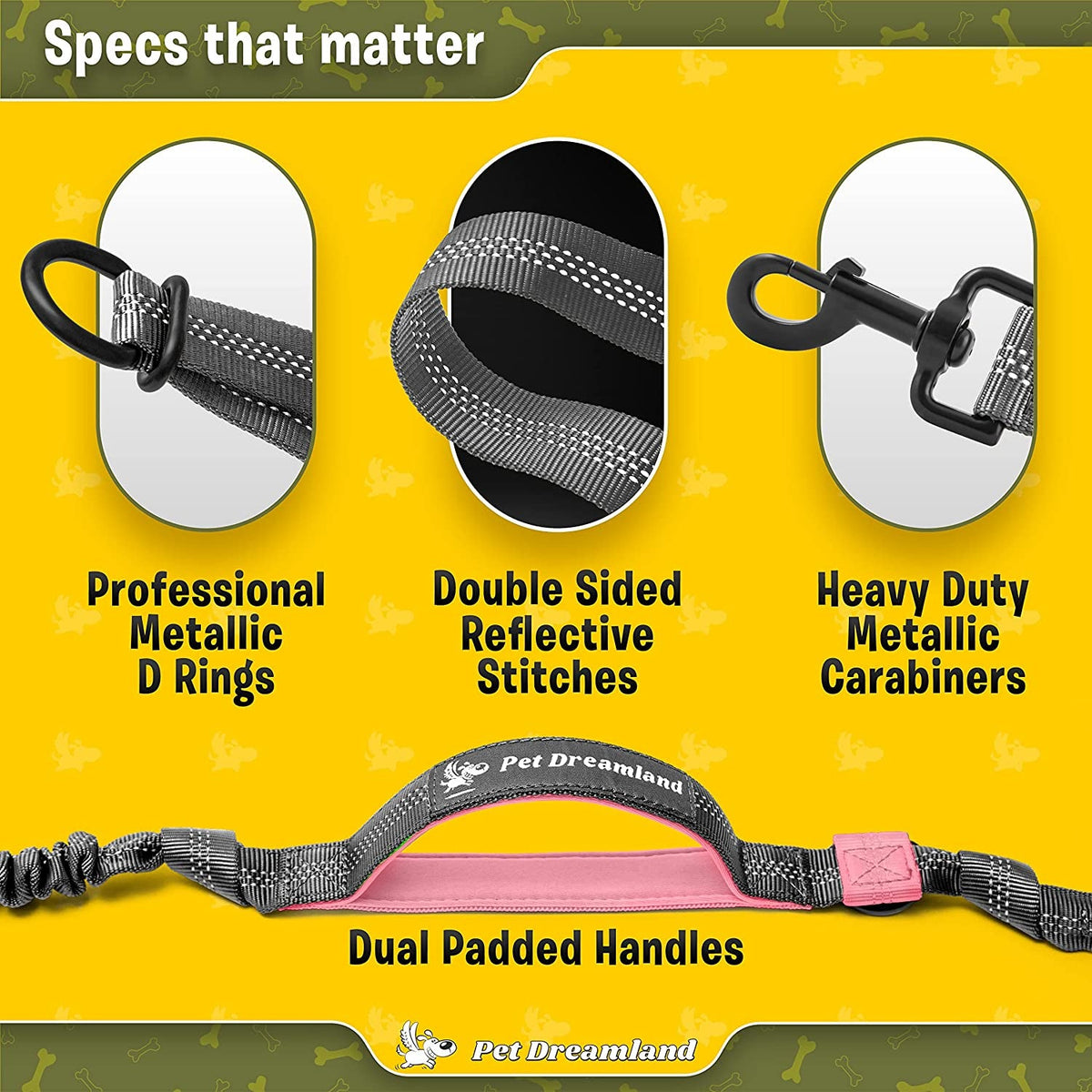 Exquisite Hands-Free Dog Leash for Large Dogs