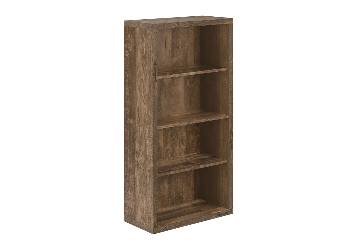 5 Tier Modern Bookcase with Adjustable Shelves - Multiple Colors