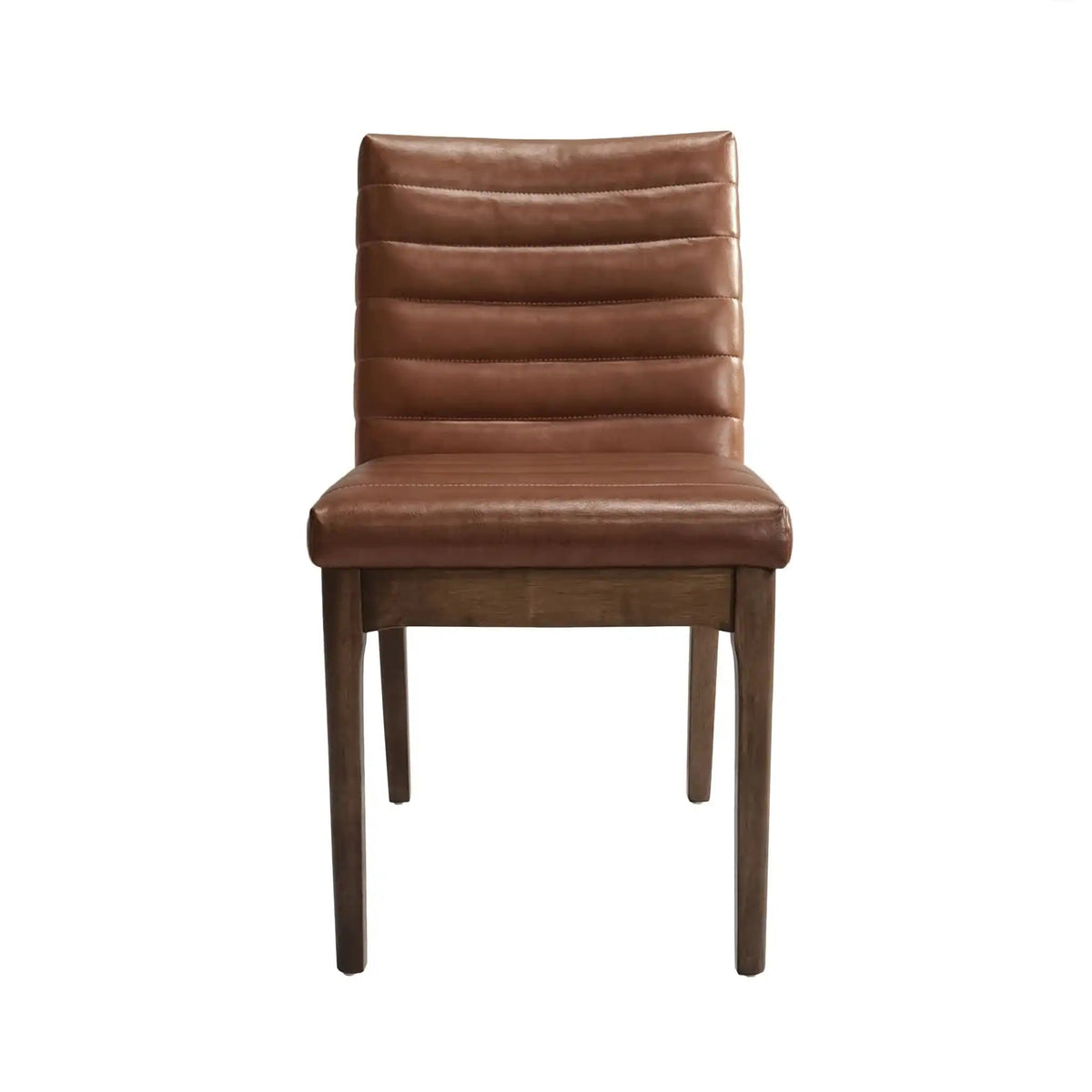 Upholstered Dining Chairs with Rubber Legs - Set of 2