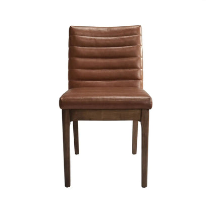Upholstered Dining Chairs with Rubber Legs - Set of 2