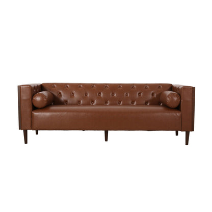 Contemporary 3 Seater Sofa with Tufted Design - Available in Multiple Colors