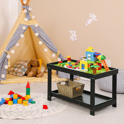 Solid Multifunctional Wood Kids Activity Play Table