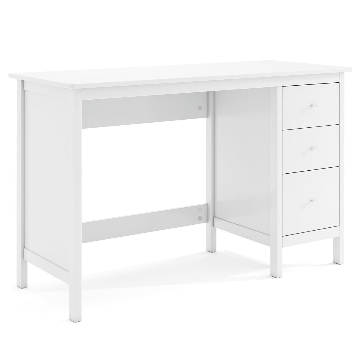 3-Drawer Home Office Study Computer Desk with Spacious Desktop