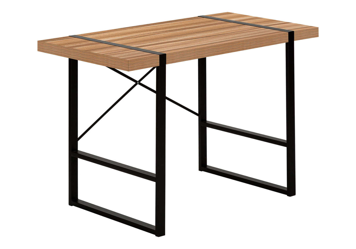 Modern Computer Desk for Home Office with Thick-Panel Desktop – Multiple Colors