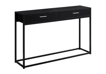 Accent Console Table with Storage Drawers - Wood & Metal