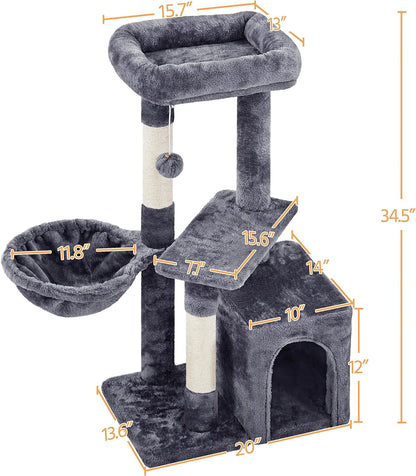 34In Cat Condo with Extra Scratch Boards