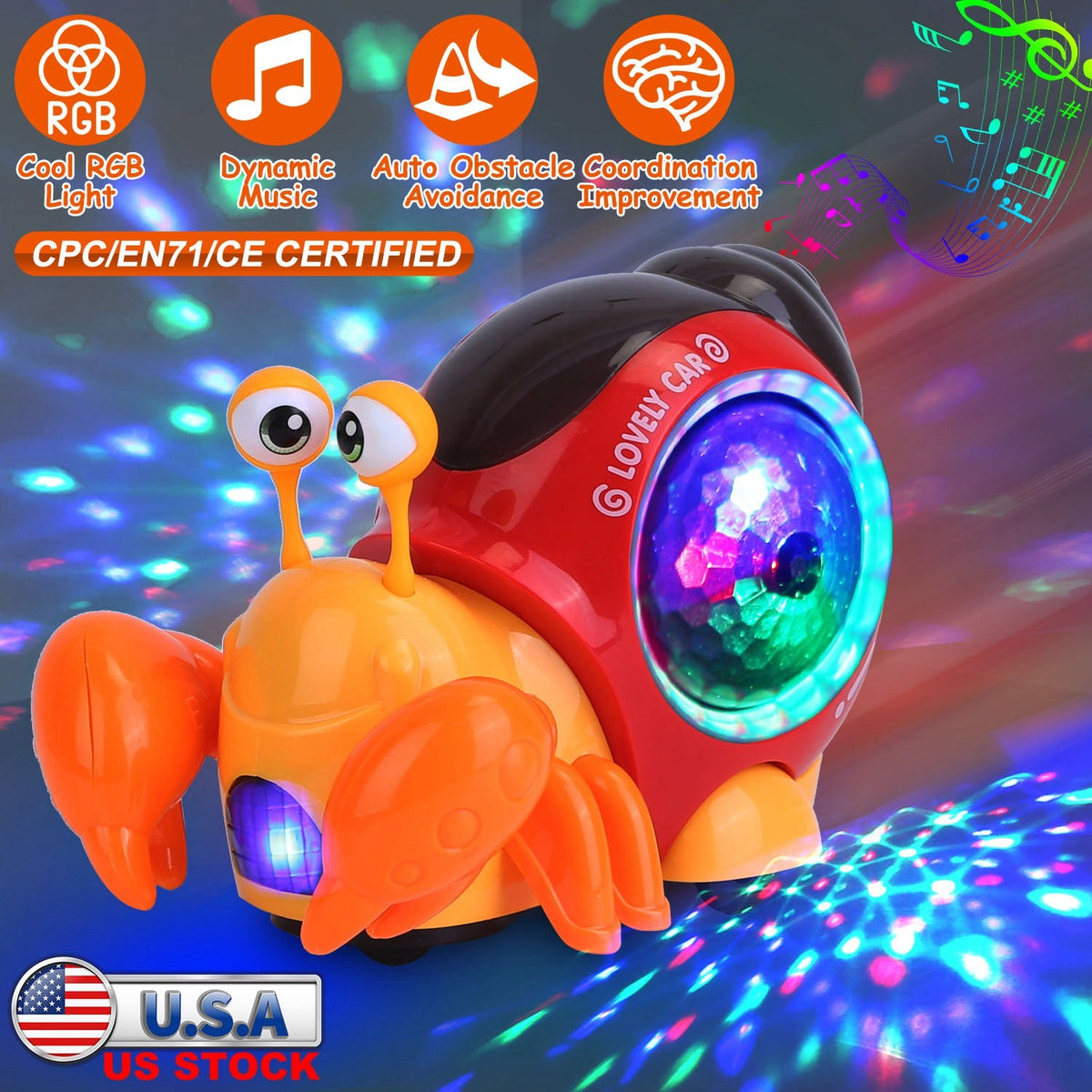 GBruno Crawling Crab Baby Toy