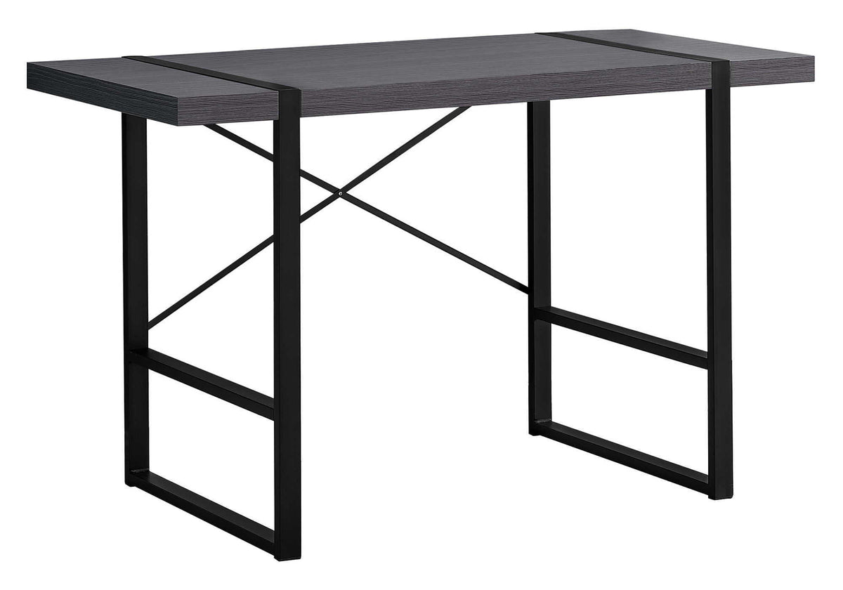 Industrial Design Computer Desk with Metal Frame - Multiple Colors