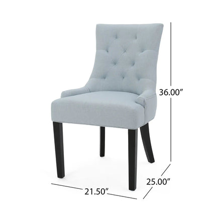 Contemporary Cheney Dining Chair Set with Tufted Design – Upholstered