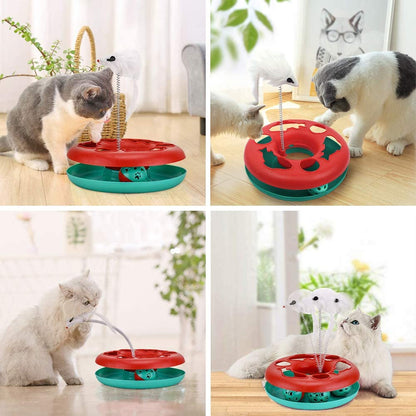 Interactive Cat Toy Set – Tower of Tracks