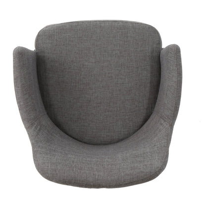 Elegant Dining Chair with Contoured Support - Orange, Dark Gray, Green